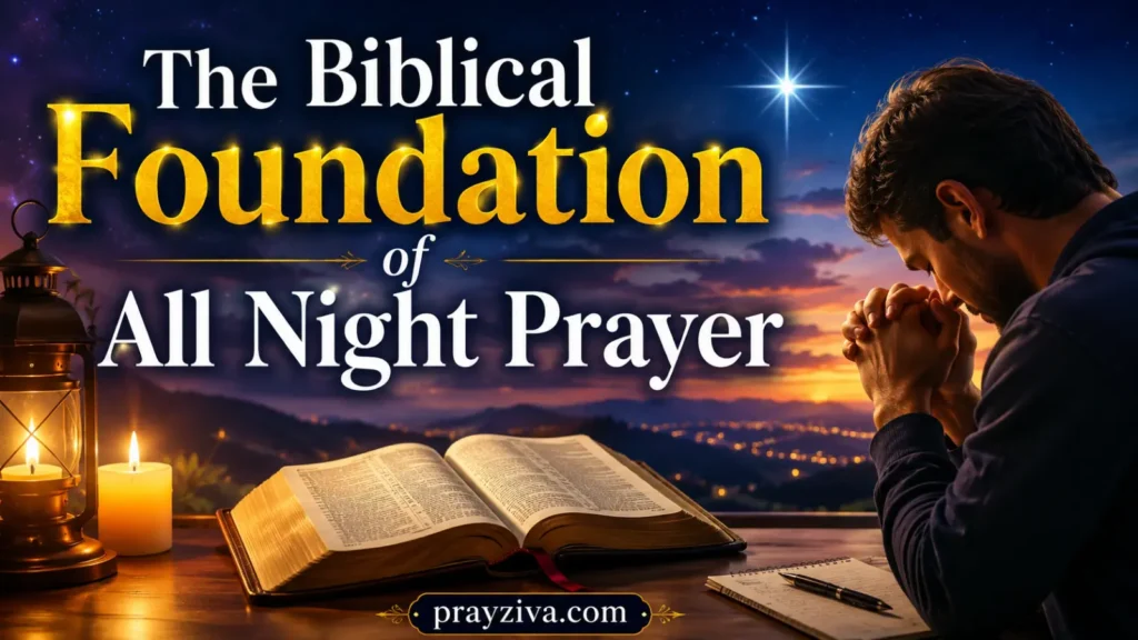 The Biblical Foundation of All Night Prayer
