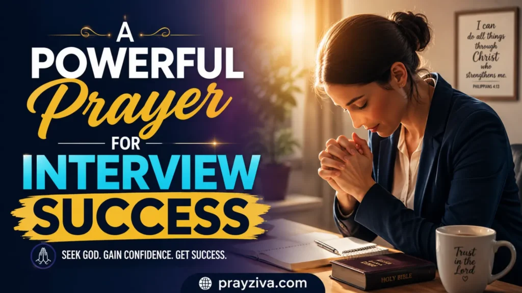 A Powerful Prayer for Interview Success 