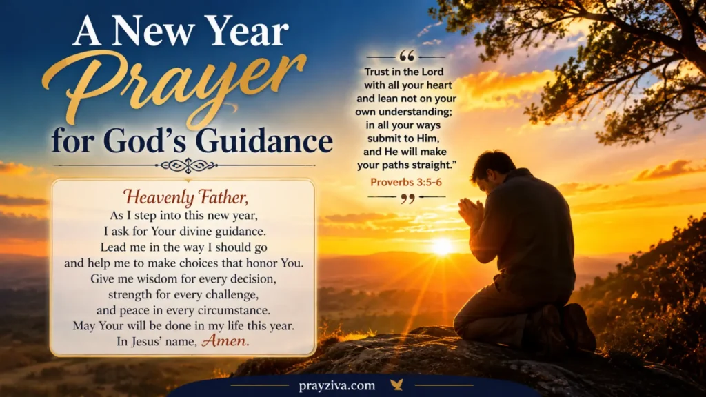 A New Year Prayer for God's Guidance