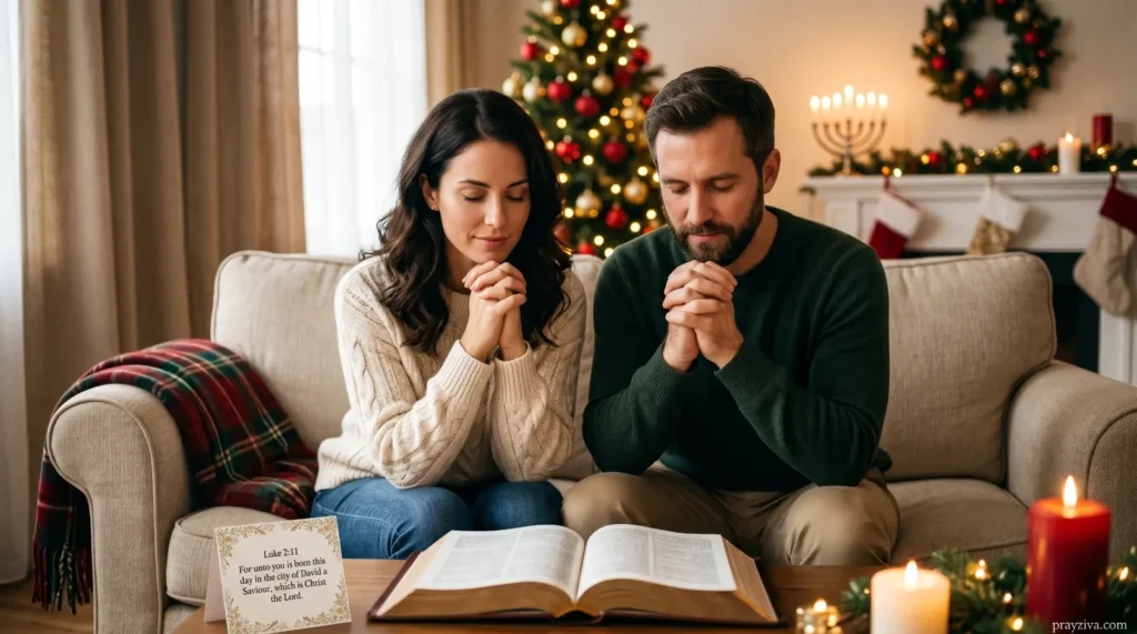 Christmas Eve Bible Verse and Prayer Time