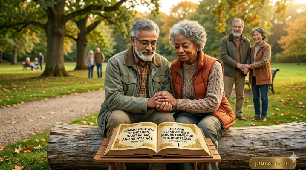 Faith and Patience in scripture for marital settlement