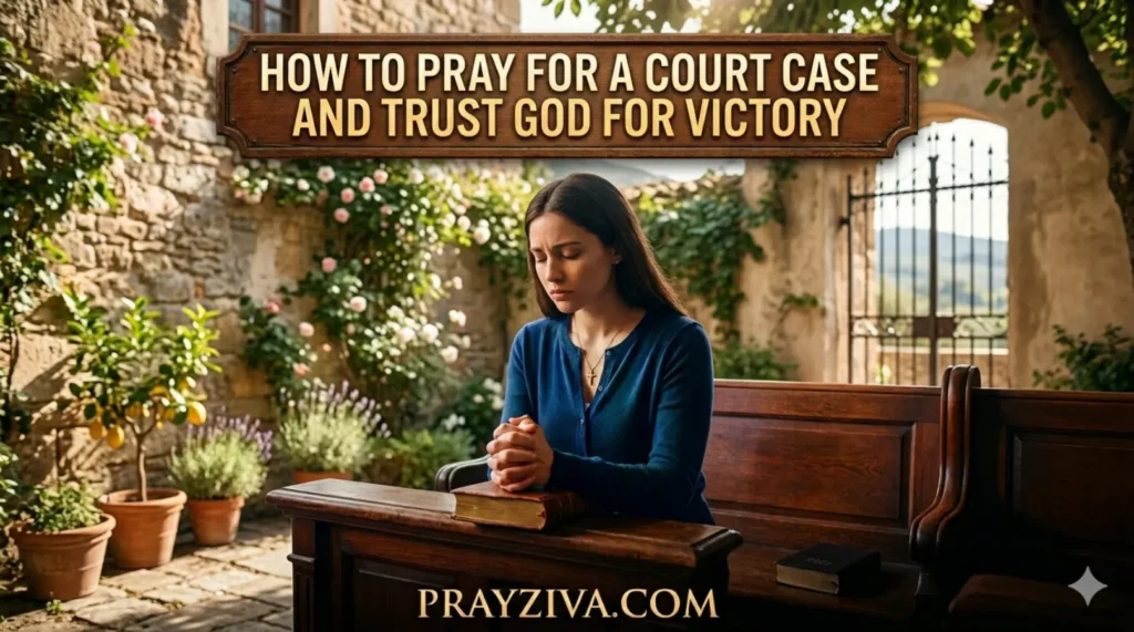 How to Pray for a Court Case and Trust God for Victory