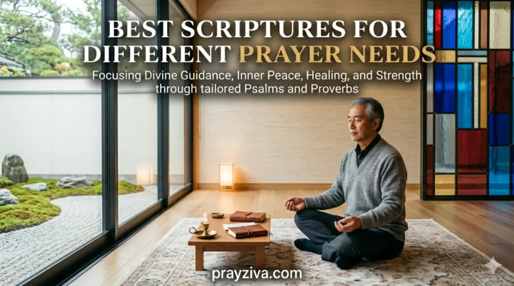 Best Scriptures for Different Prayer Needs