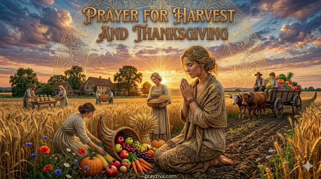 Prayer for Harvest and Thanksgiving