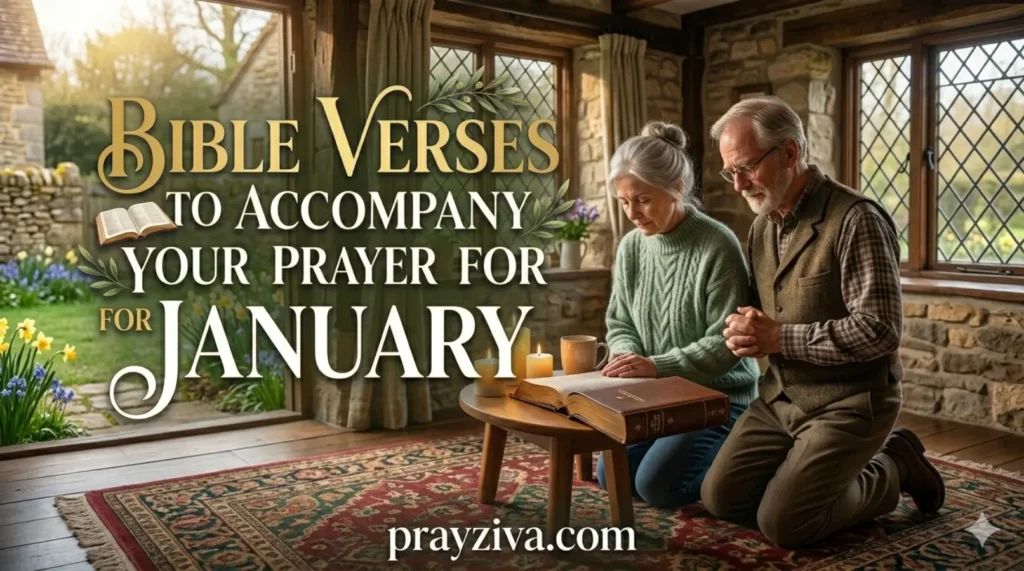 Bible Verses to Accompany Your Prayer for January 