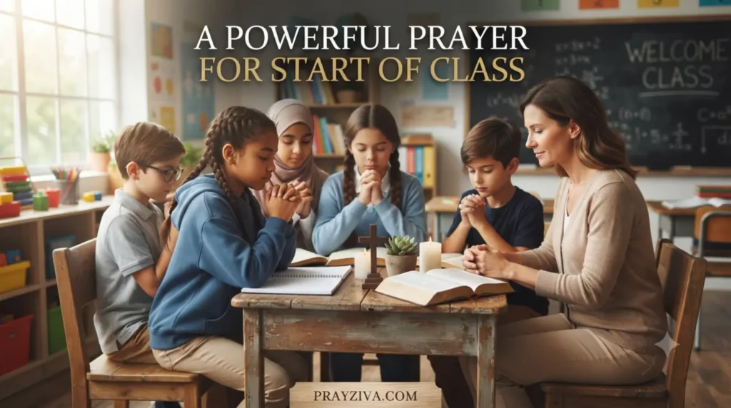 A Powerful Prayer for Start of Class 