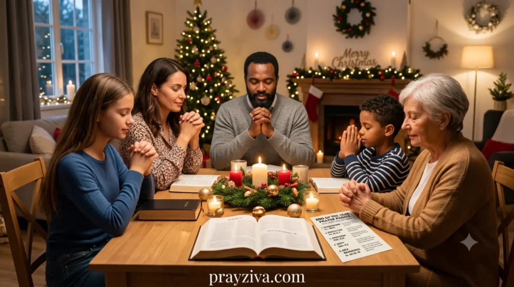 End of the Year Prayer Points with Scriptures for Family
