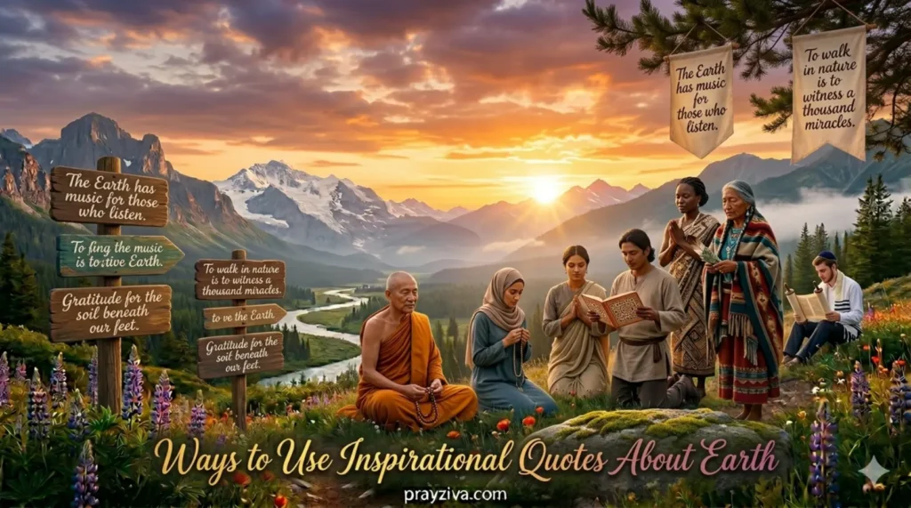 Ways to Use Inspirational Quotes About Earth