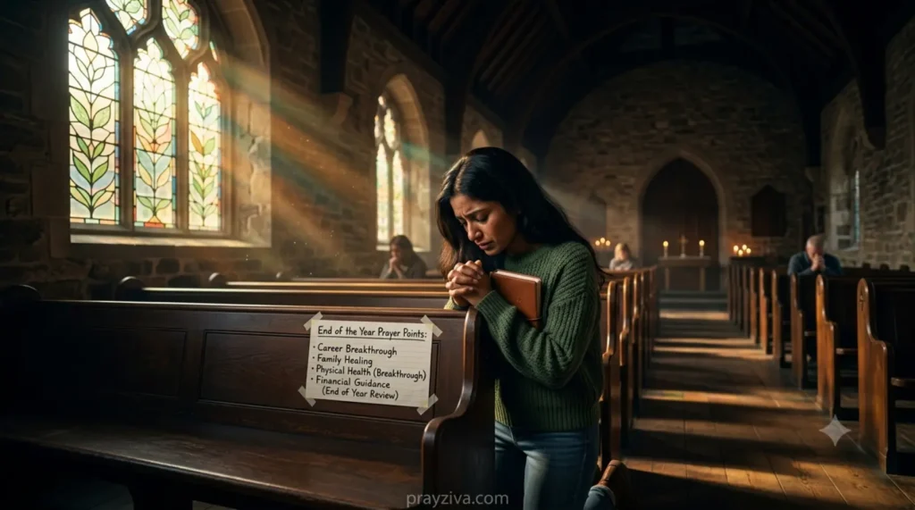 End of the Year Prayer Points with Scriptures for Breakthroughs