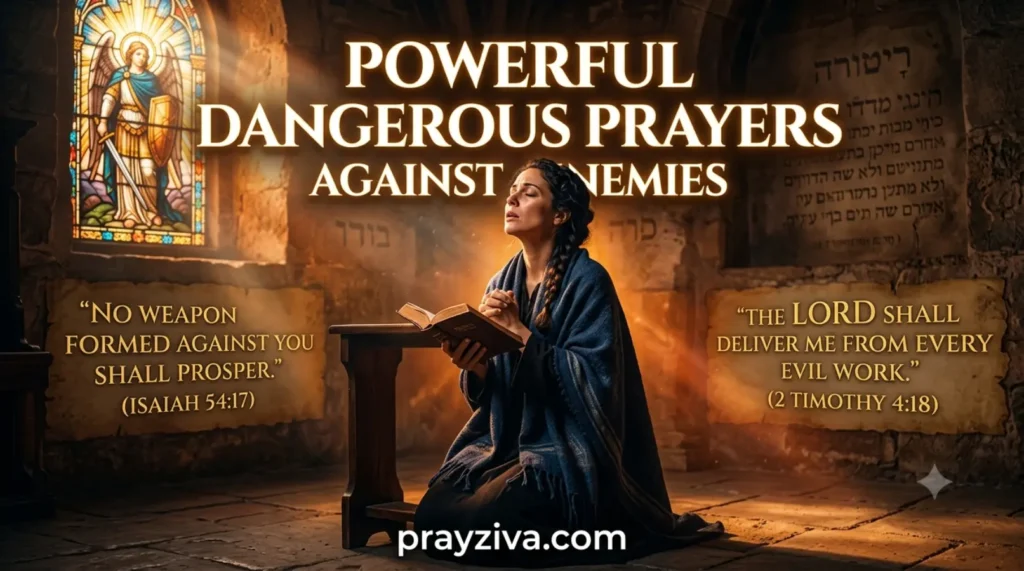 Powerful Dangerous Prayers Against Enemies with Bible Verses for Protection