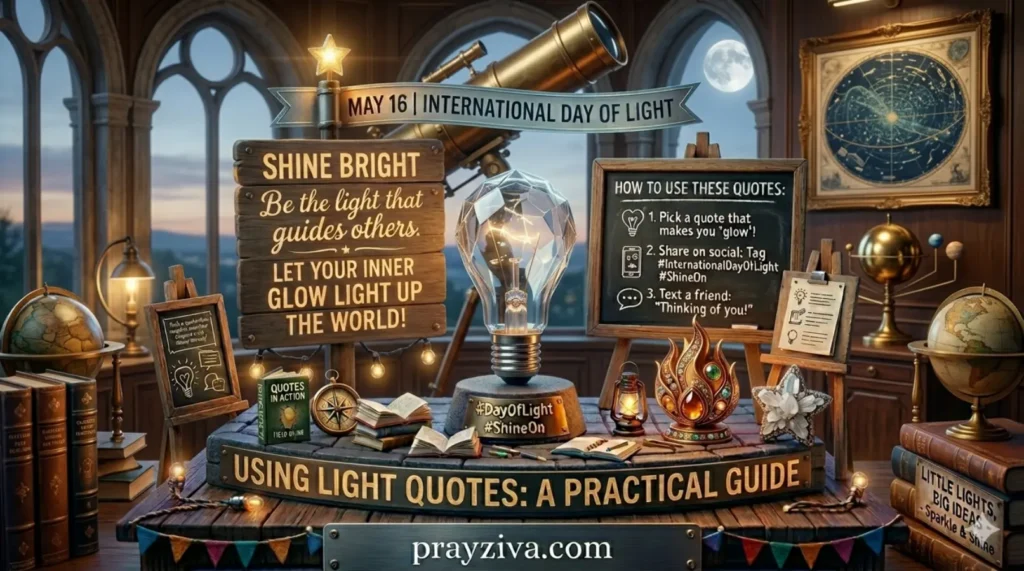How to Use These International Day of Light Quotes