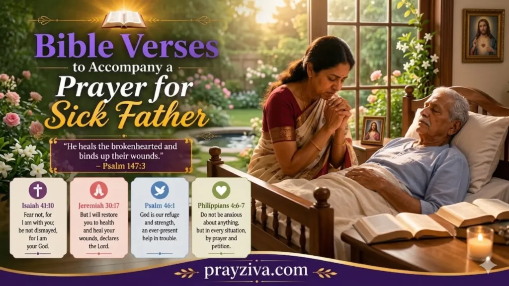 Bible Verses to Accompany a Prayer for Sick Father