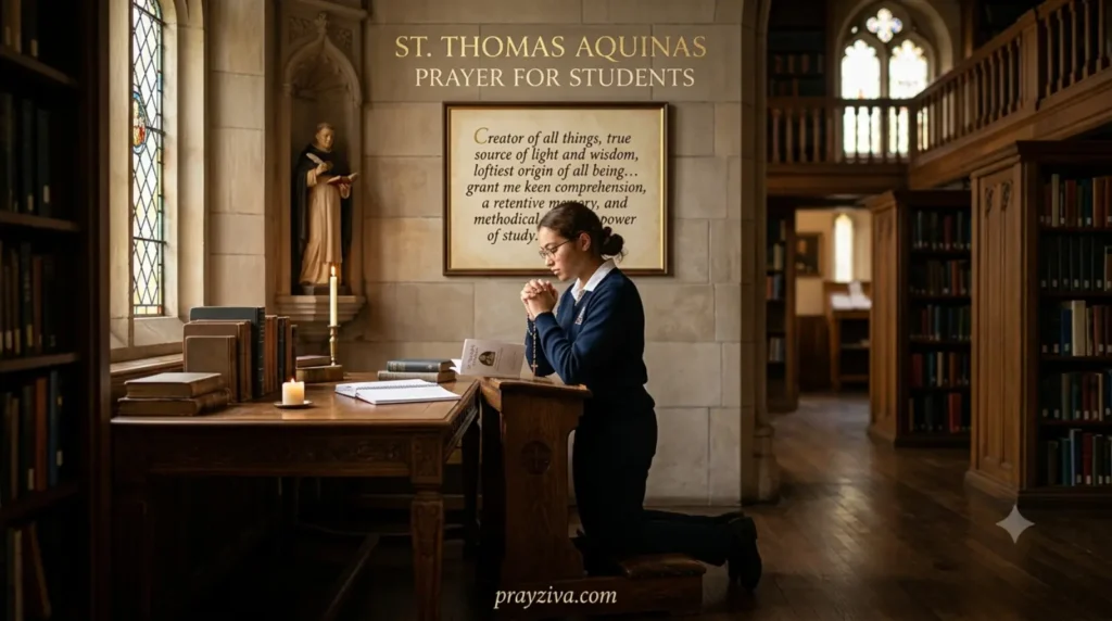 St Thomas Aquinas Prayer for Students