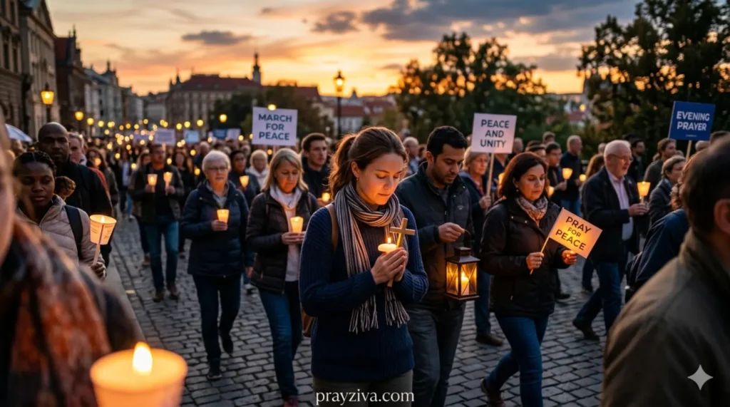 Evening March Prayer for Peace