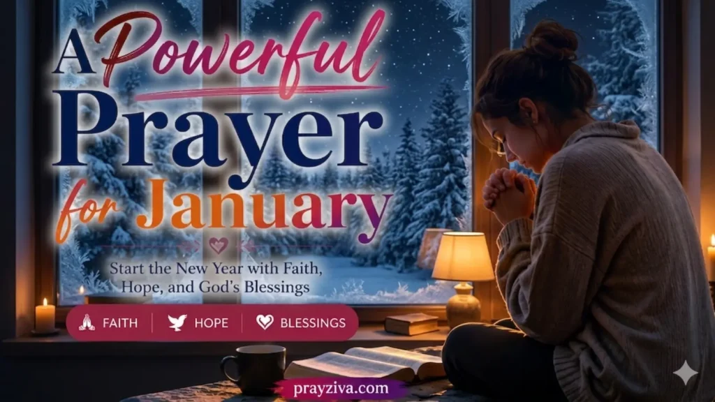A Powerful Prayer for January 