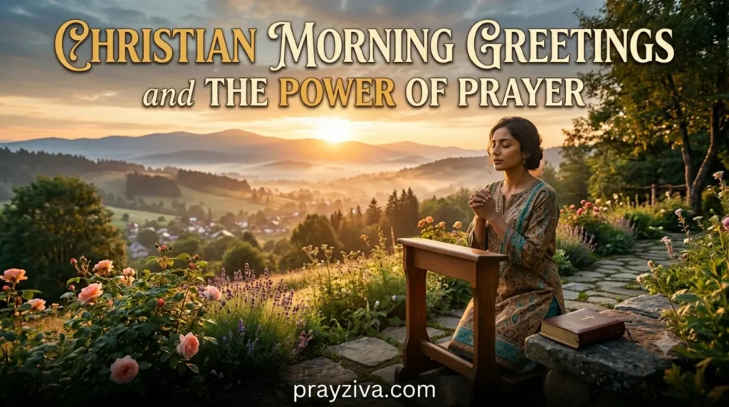 Christian Morning Greetings and the Power of Prayer