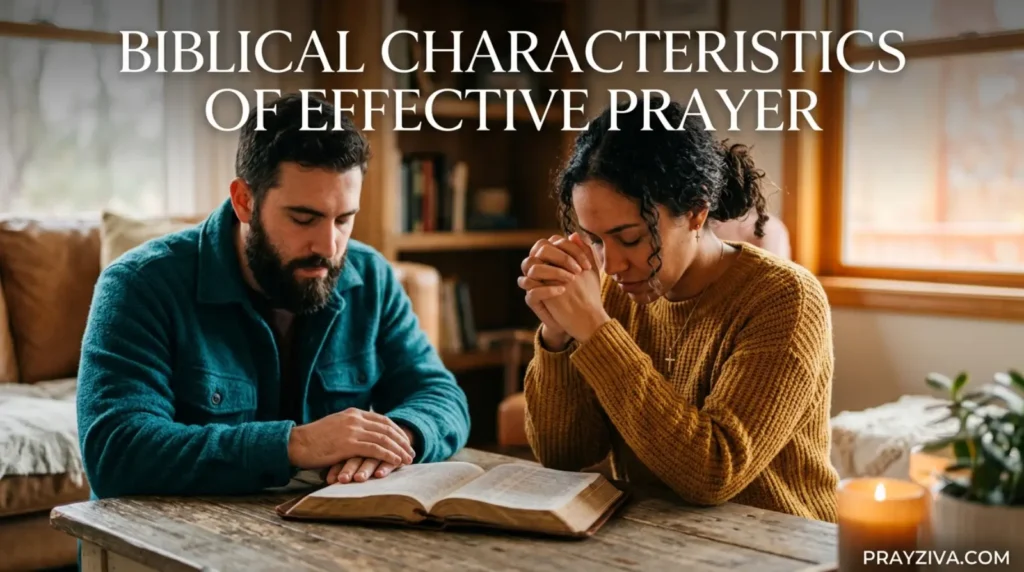 Biblical Characteristics of Effective Prayer