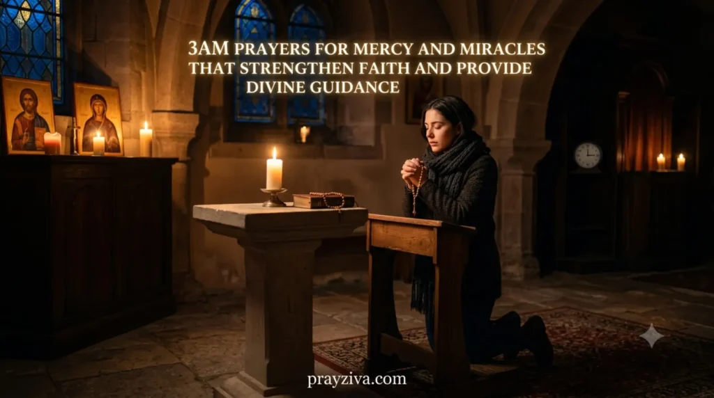 3am Prayers for Mercy and Miracles for Divine Guidance