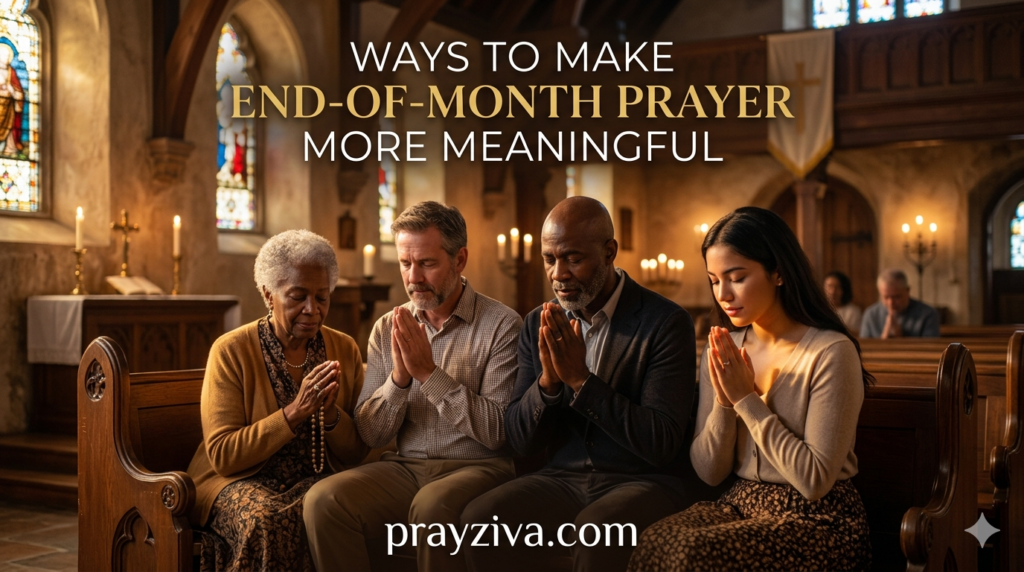 Ways to Make End-of-Month Prayer More Meaningful