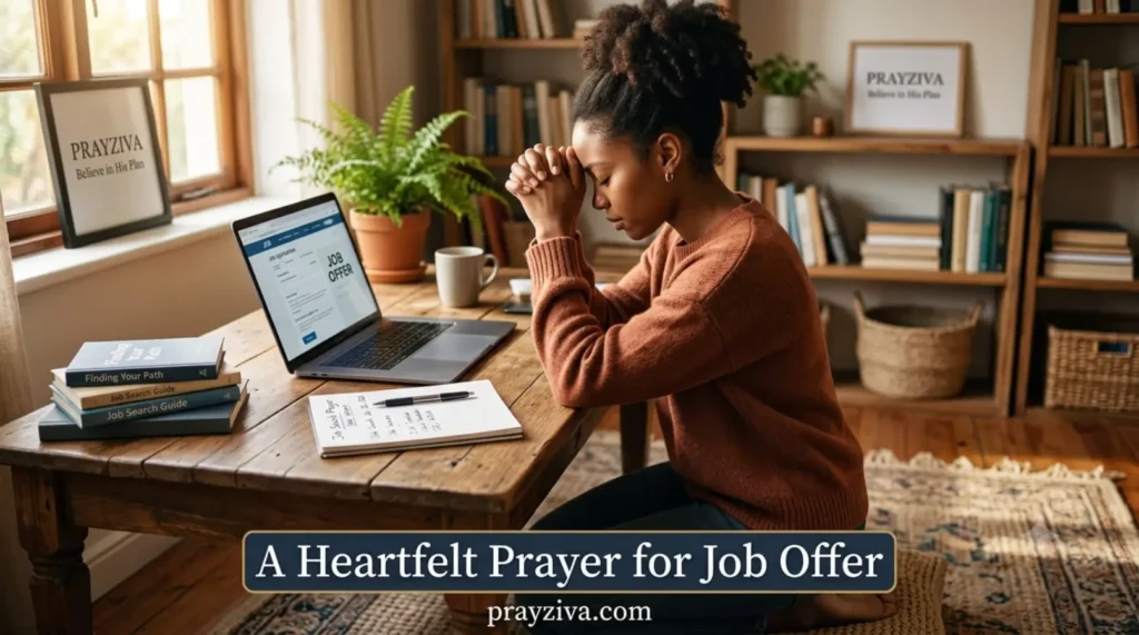 A Heartfelt Prayer for Job Offer