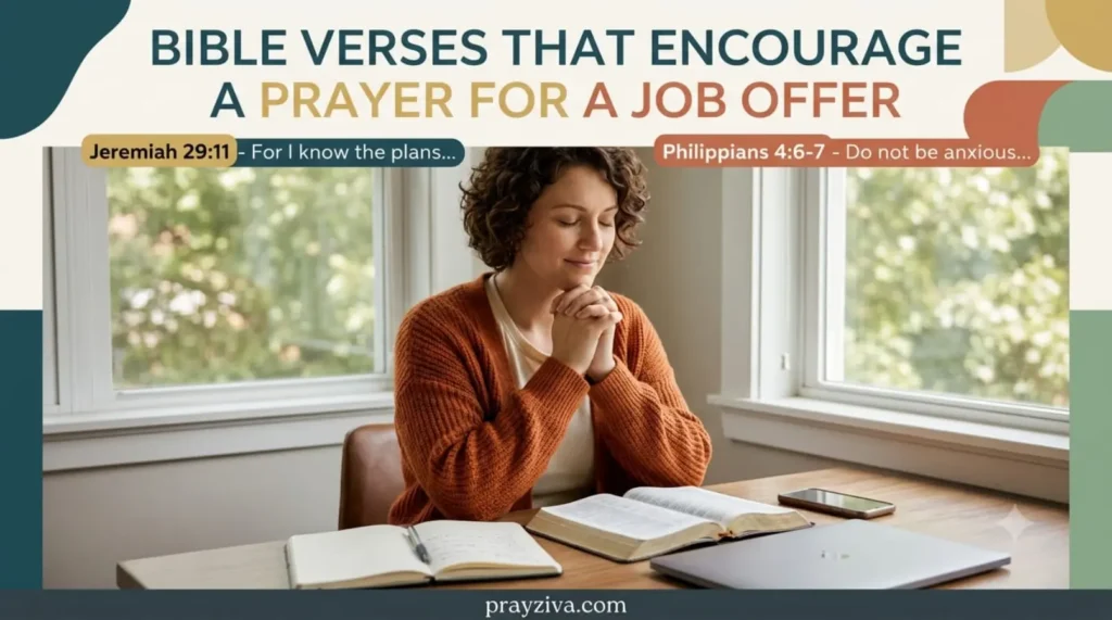 Bible Verses That Encourage a Prayer for Job Offer