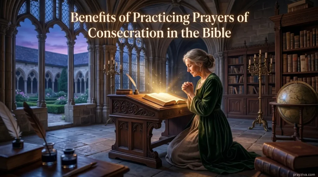 Benefits of Practicing Prayers of Consecration in the Bible