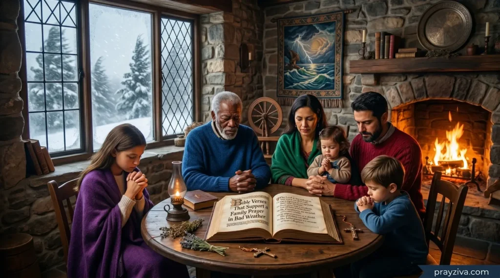  Bible Verses That Support a Family Prayer for Safety in Bad Weather