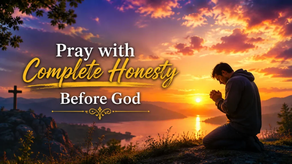 Pray with Complete Honesty Before God