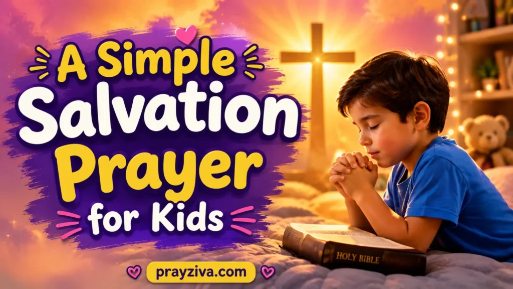 A Simple Salvation Prayer for Kids 