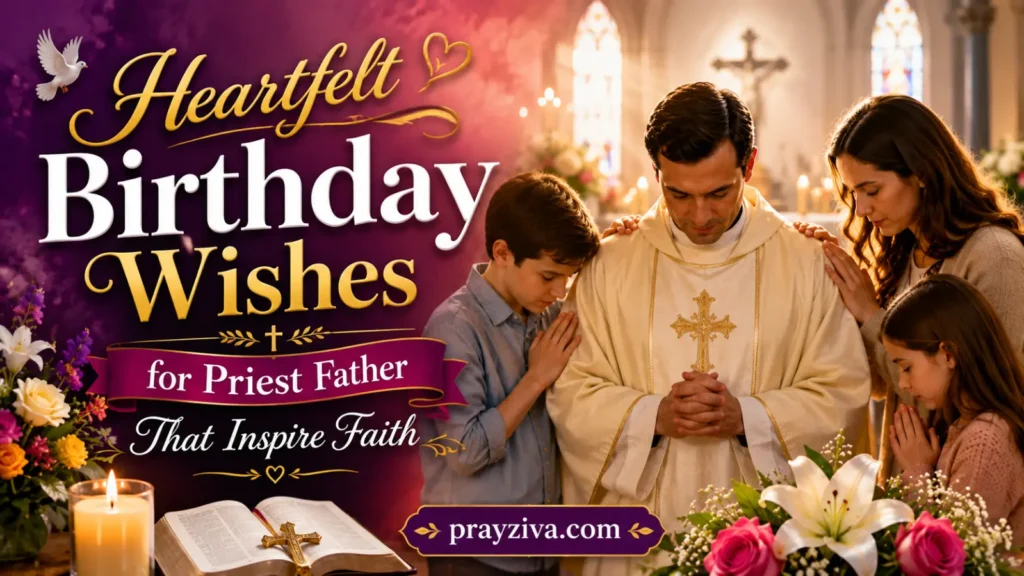Heartfelt Birthday Wishes for Priest Father with Blessings 