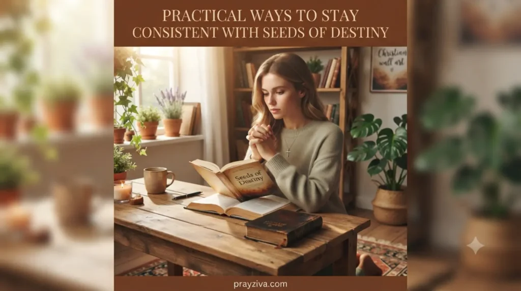 Practical Ways to Stay Consistent with Seeds of Destiny