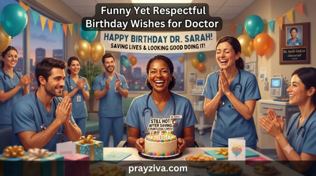 Funny Yet Respectful Birthday Wishes for Doctor