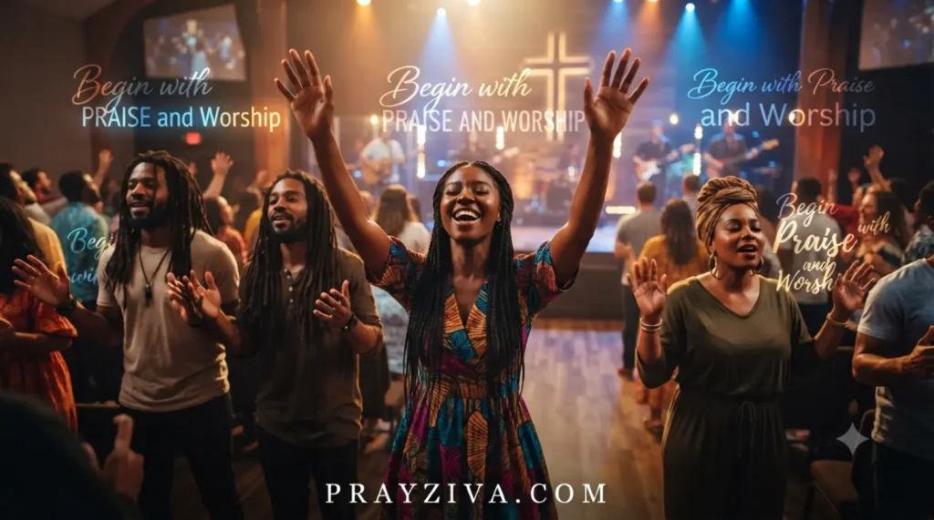 Begin with Praise and Worship 

