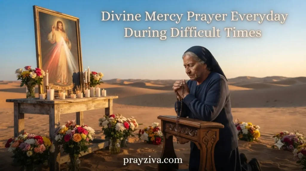 Divine Mercy Prayer Everyday During Difficult Times 