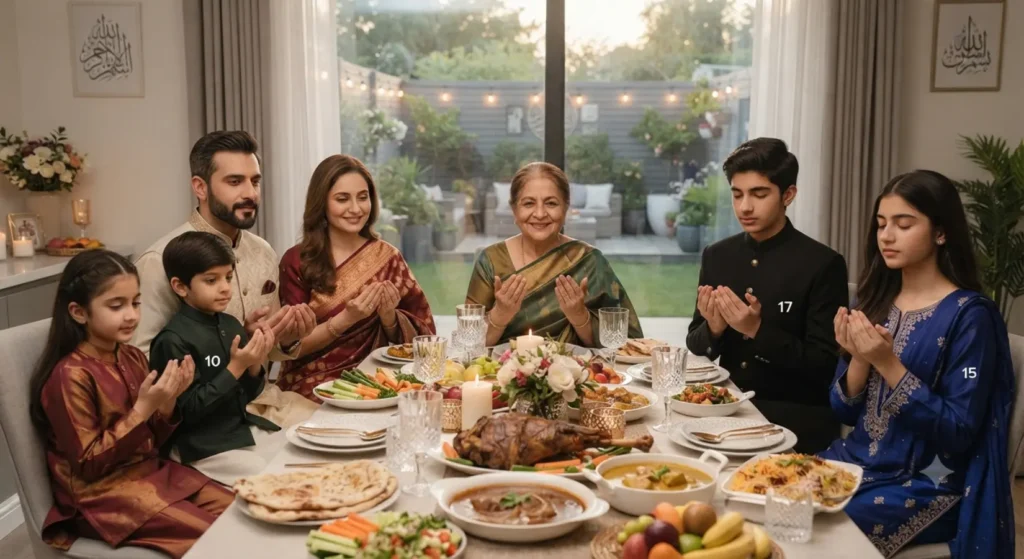 Prayer for Food Blessing at Family Gatherings and Special Occasions