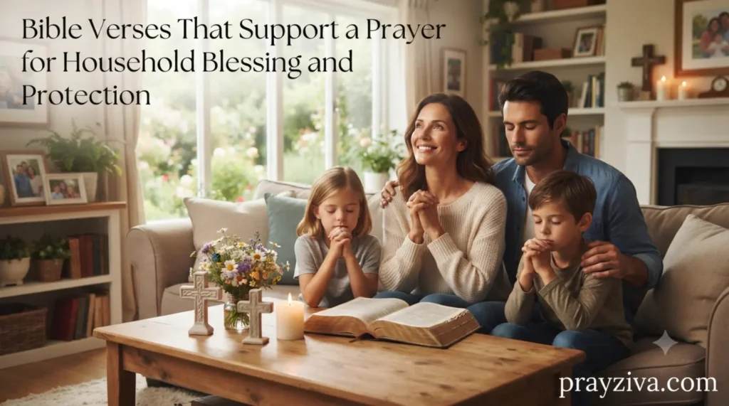 Bible Verses That Support a Prayer for Household Blessingand Protection 