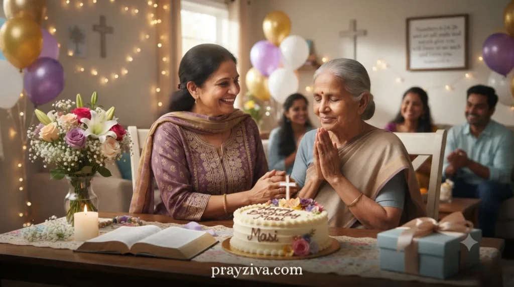 Christian Birthday Wishes for Masi with Blessings