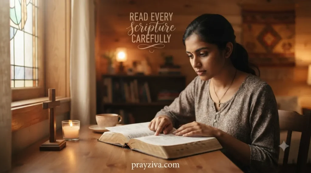 Read Every Scripture Carefully