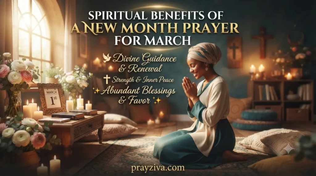 Spiritual Benefits of a New Month Prayer for March