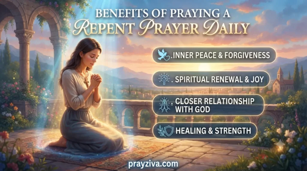 Benefits of Praying a Repent Prayer Daily