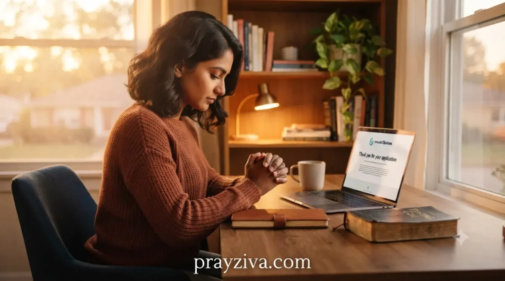 Trusting God After a Prayer for Job Interview
