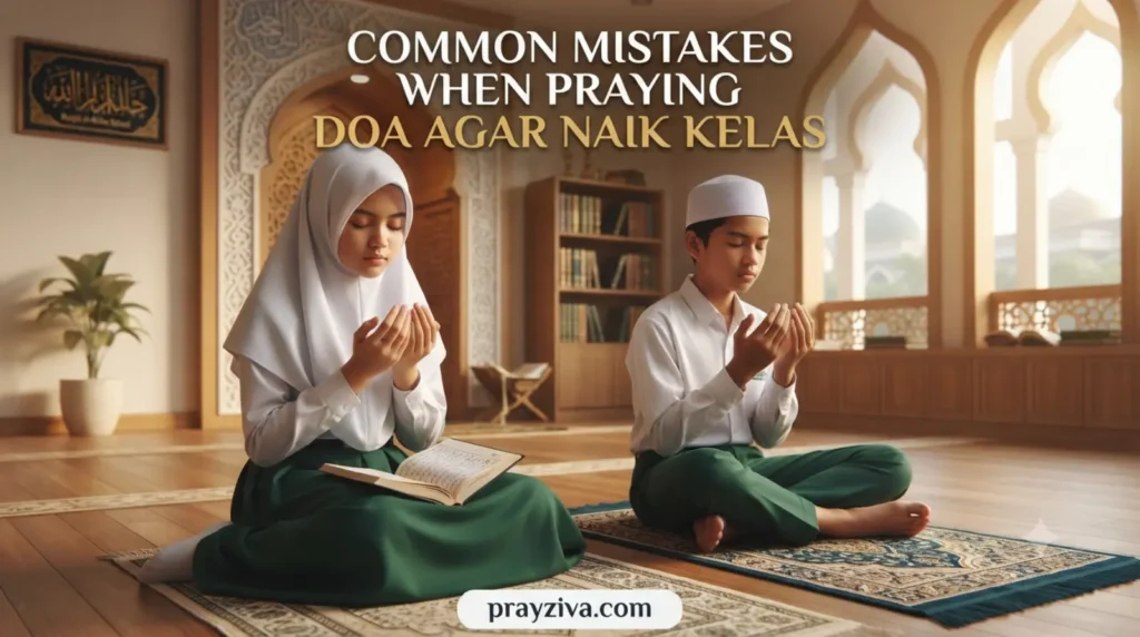 Common Mistakes When Praying Doa Agar Naik Kelas