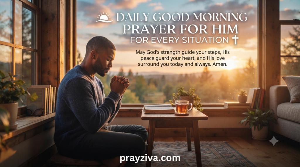 Daily Good Morning Prayer for Him for Every Situation