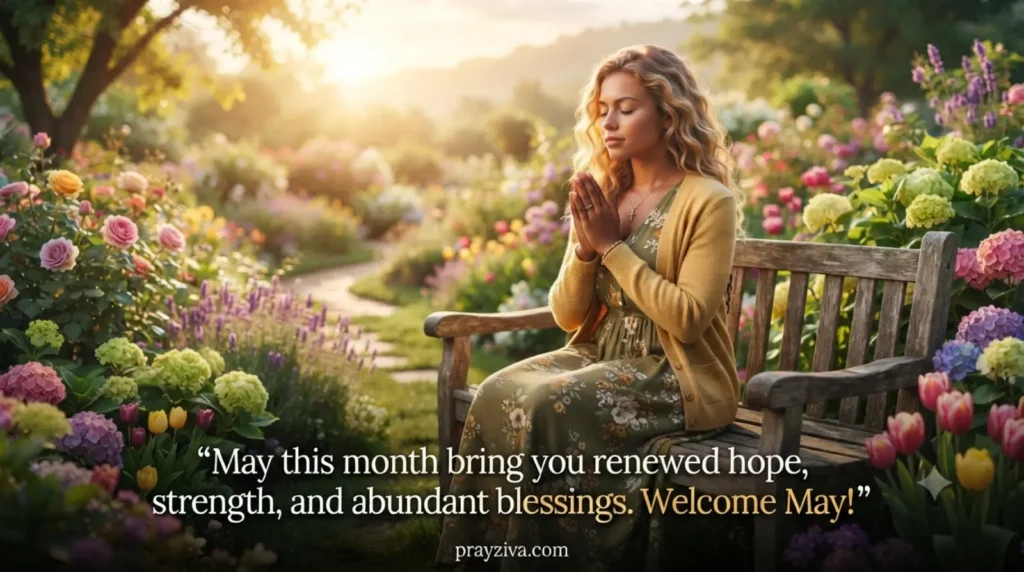 A Prayer Inspired by Motivational Welcome May Quotes