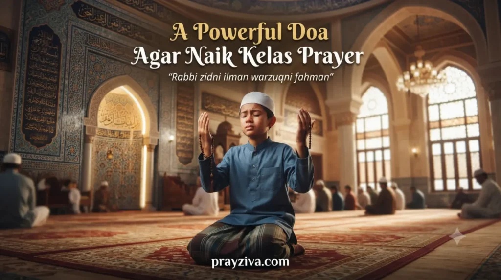 A Powerful Doa Agar Naik Kelas Prayer