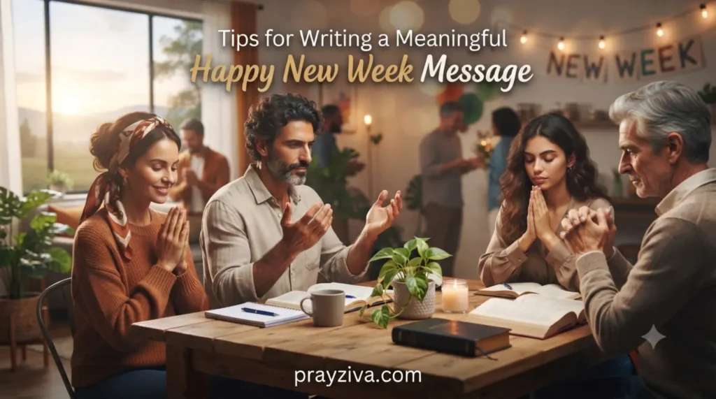 Happy New Week Message with Prayers and Blessings
