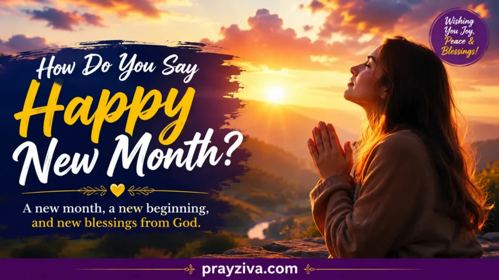 How Do You Say Happy New Month?