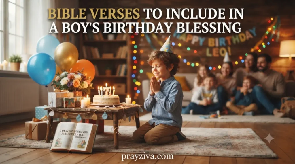Bible Verses to Include in a Boy's Birthday Blessing