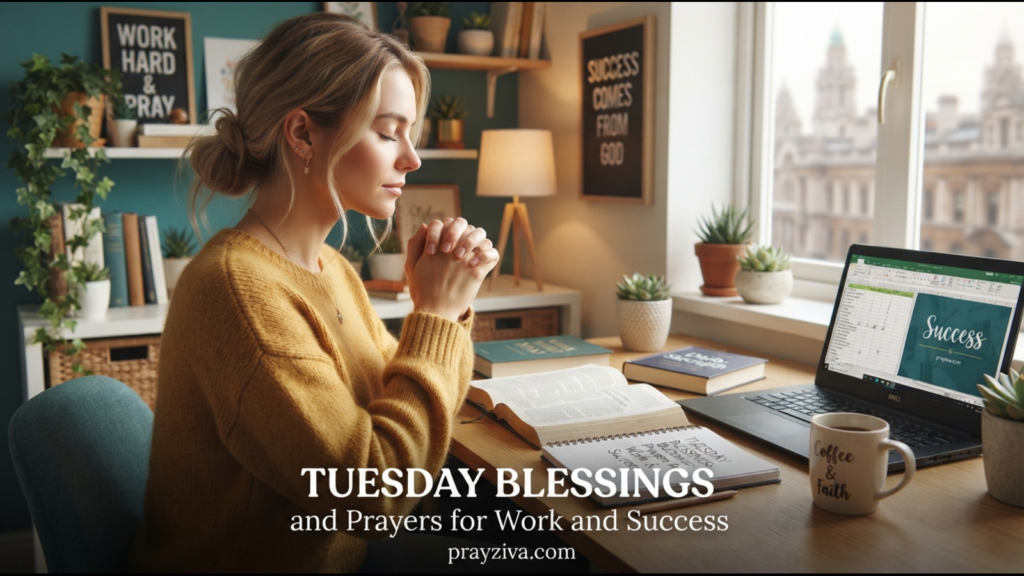 Tuesday Blessings and Prayers for Work and Success