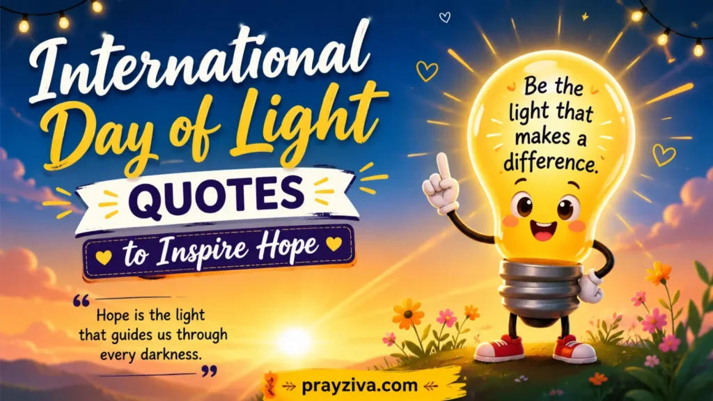 International Day of Light Quotes to Inspire Hope